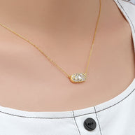 Grayson Gold Crystal Pendant Necklace