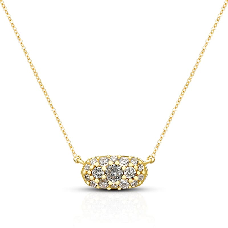 Grayson Gold Crystal Pendant Necklace