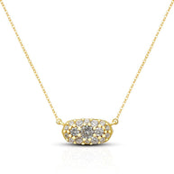 Grayson Gold Crystal Pendant Necklace