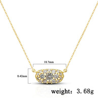 Grayson Gold Crystal Pendant Necklace