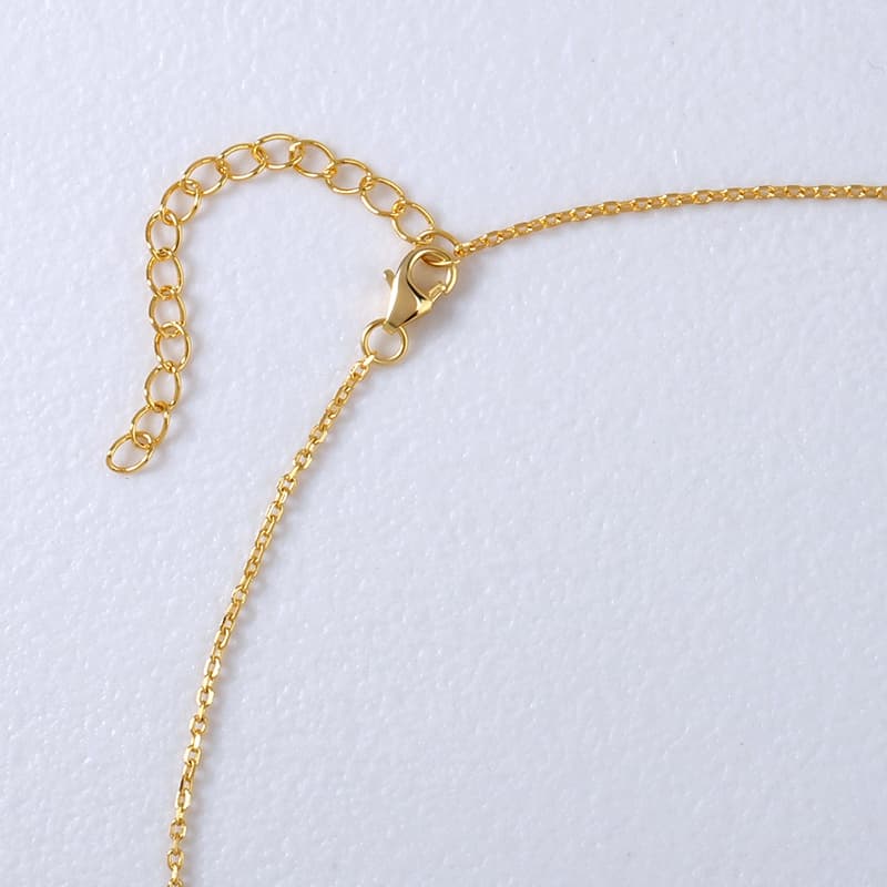 Cubic Zirconia Bezel Necklace