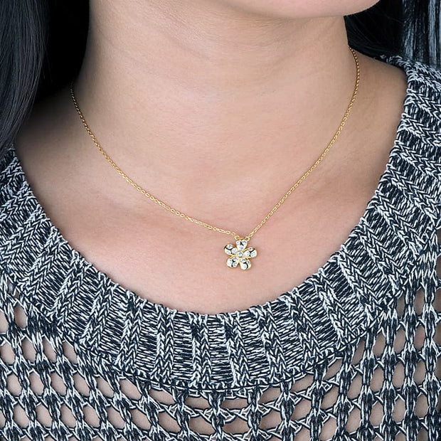 CZ Flower Necklace