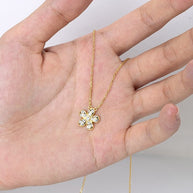 CZ Flower Necklace