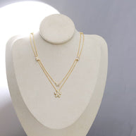 CZ Flower Necklace