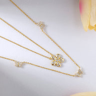CZ Flower Necklace