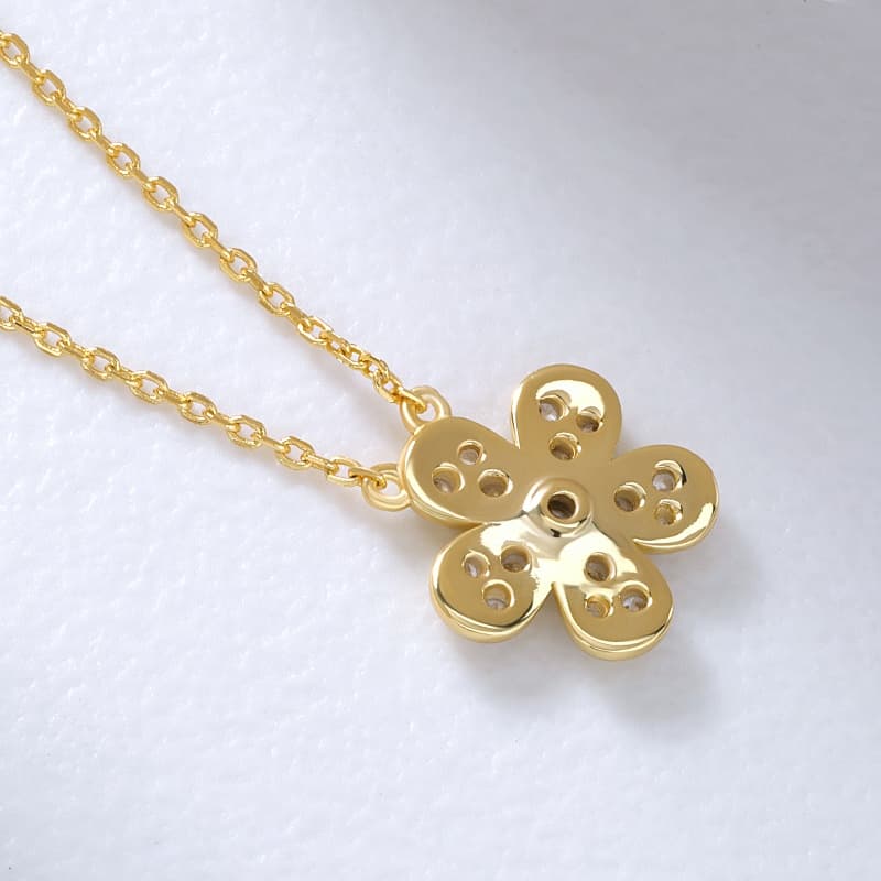 CZ Flower Necklace