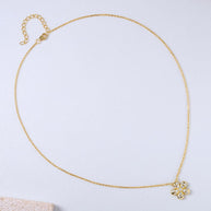 CZ Flower Necklace