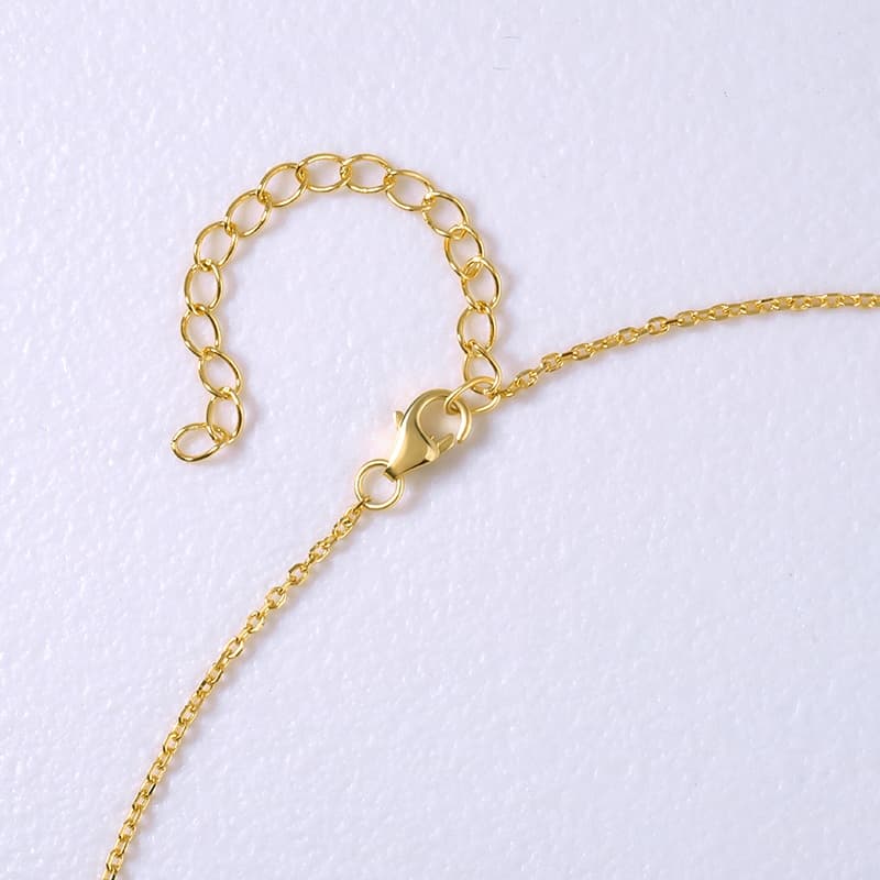 CZ Leaf Necklace