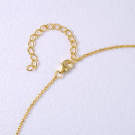 CZ Leaf Necklace