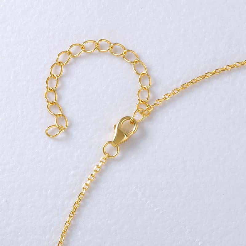 Eight-pointed Star Diamond Necklace