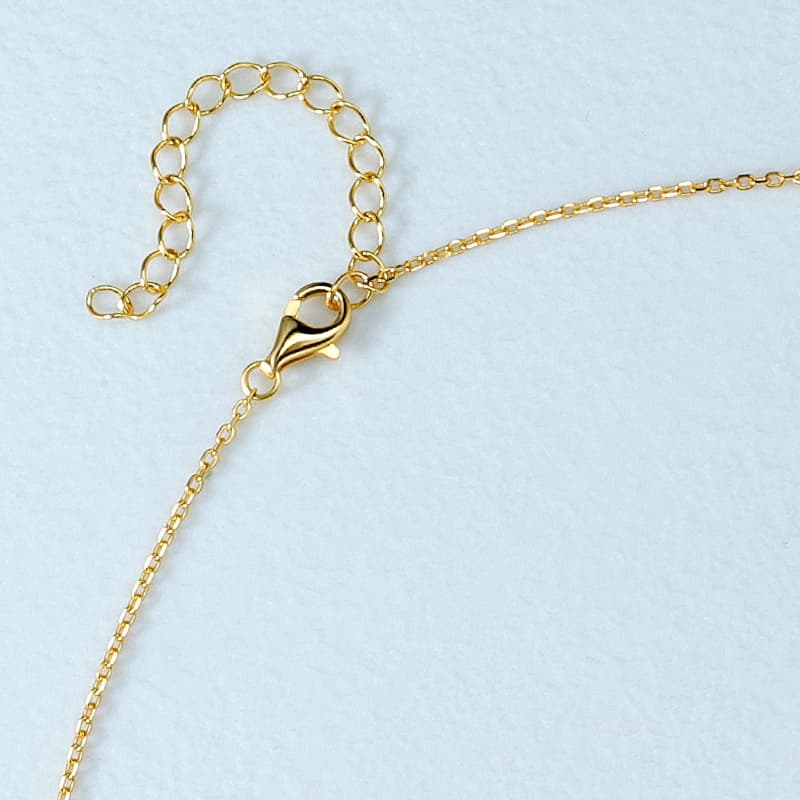Retro Geometrical Lucky Hollow Circle Necklace