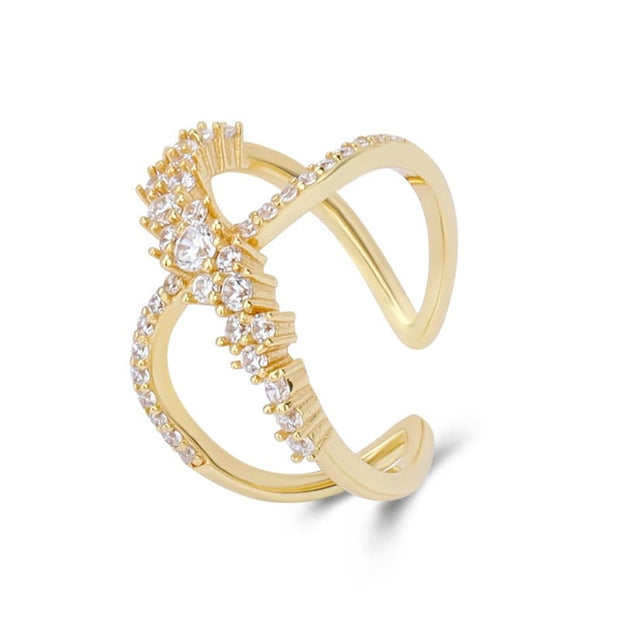 Criss Cross X Ring