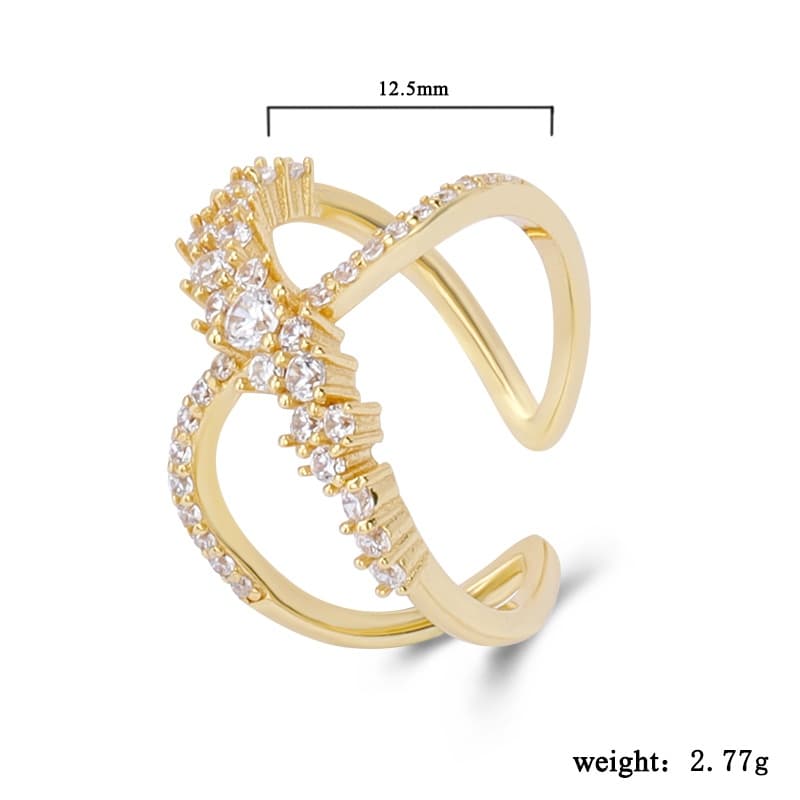Criss Cross X Ring