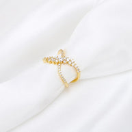 Criss Cross X Ring