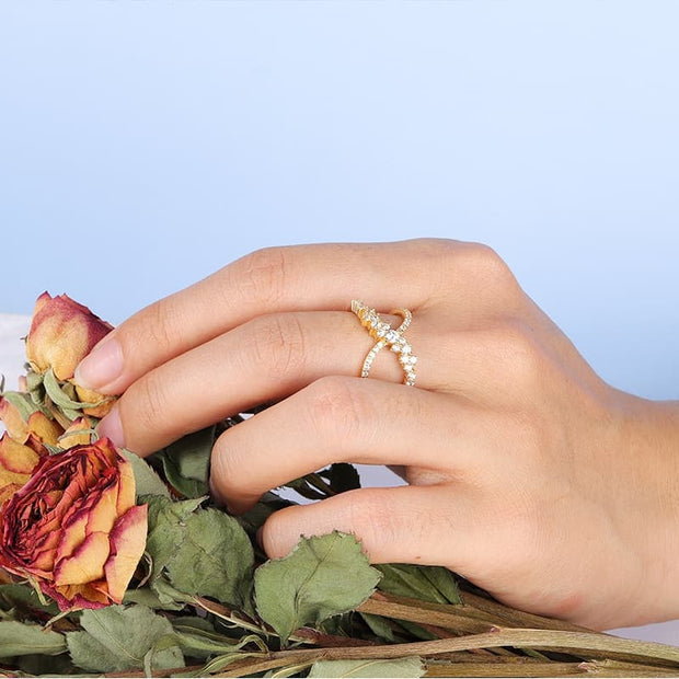 Criss Cross X Ring