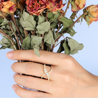 Criss Cross X Ring