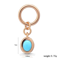 Oval Turquoise Charm