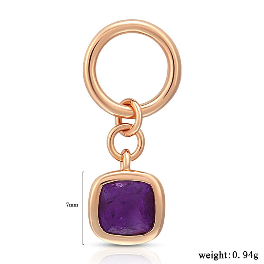 Cushion Amethyst Charm