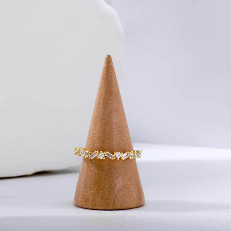 Irregular Shape Baguette Ring