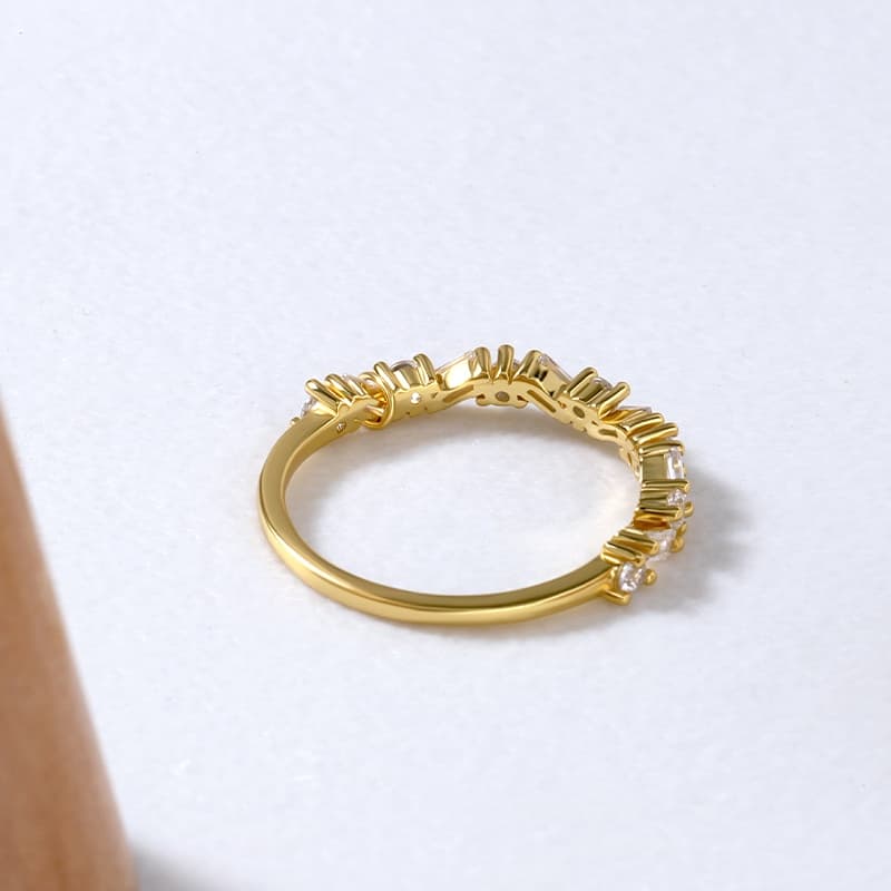 Irregular Shape Baguette Ring