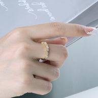 Irregular Shape Baguette Ring