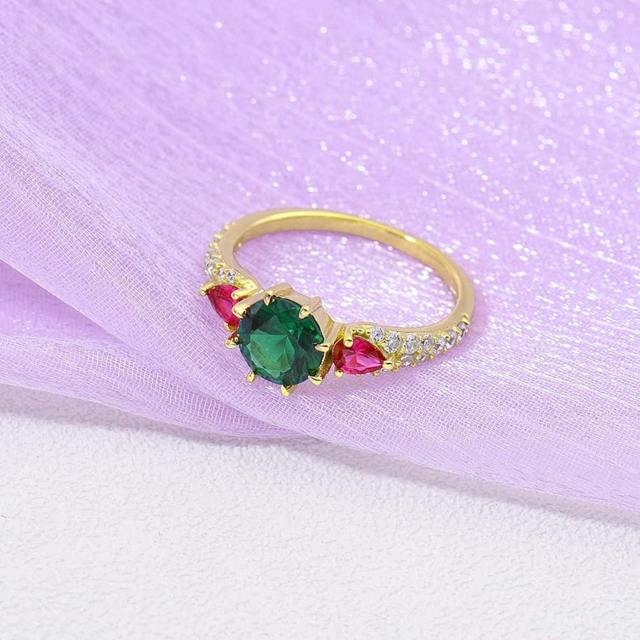 Emerald Ruby Ring