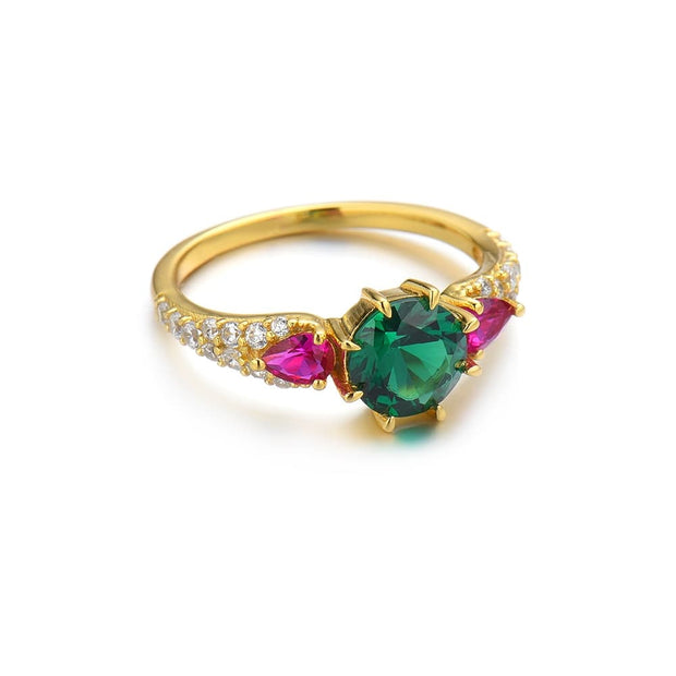 Emerald Ruby Ring