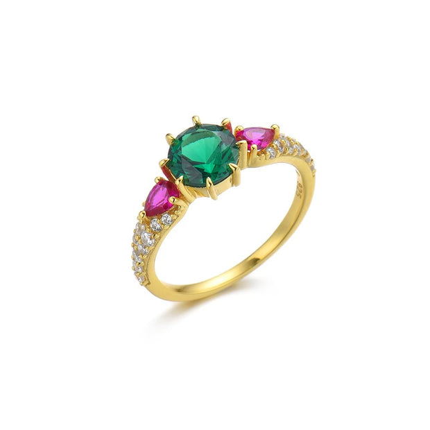 Emerald Ruby Ring