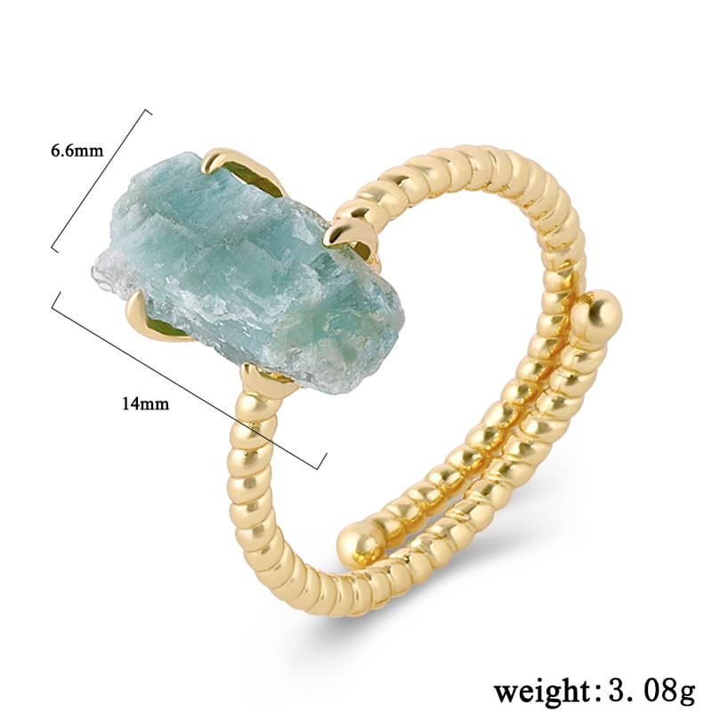 Irregular Hexagon Amazon  Ring