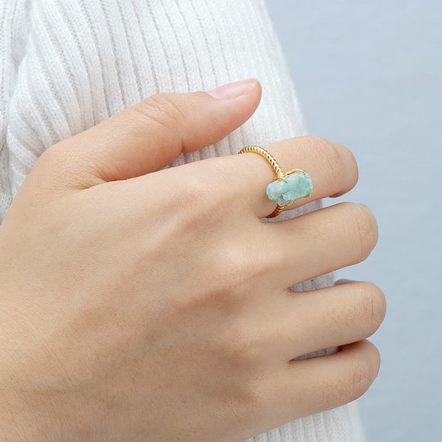 Irregular Hexagon Amazon  Ring