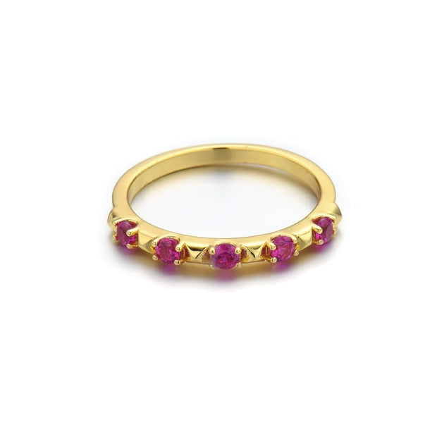 Ruby Natural Stone Gemstone Ring
