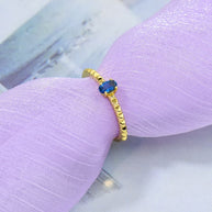 Oval London Blue Topaz Ring