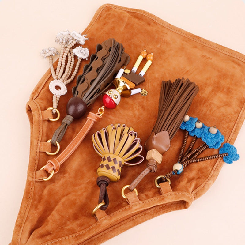 Elegant Tassel Keychain | Vintage Inspired Customizable