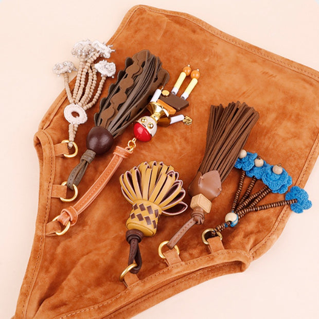 Elegant Tassel Keychain | Vintage Inspired Customizable