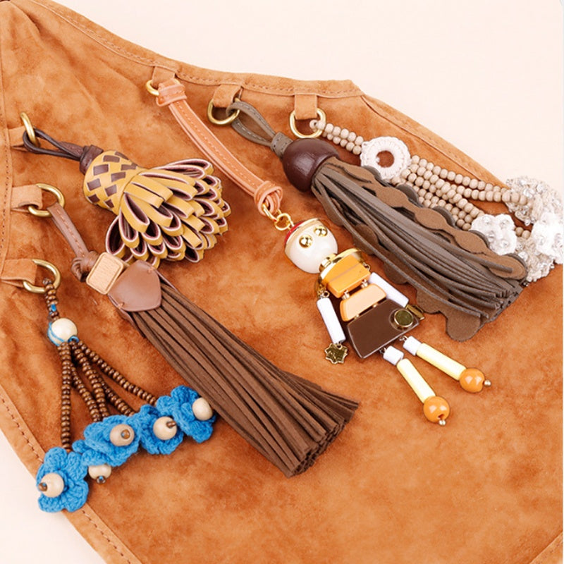 Elegant Tassel Keychain | Vintage Inspired Customizable