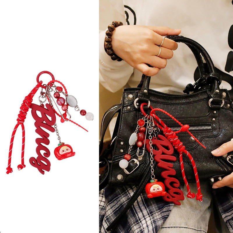 Summer Bag Charm | Trend Minimalist Miu-Style Keychain