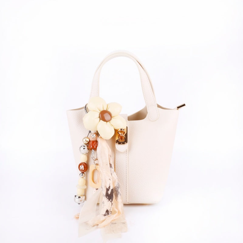 Fashion Keychain | Colorful Lace Rope Charm for Bags & Keys