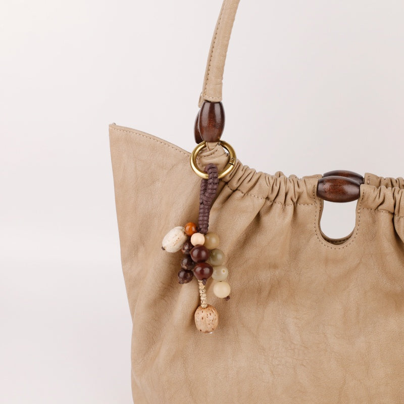 Bodhi Seed Keychain | Handcrafted Charm for Positive Energy