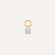 Round Zircon Charm