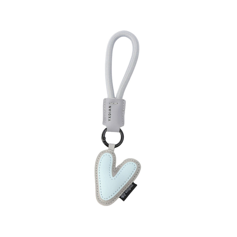 Letter Keychain | Leather Alphabet Charm | Dopamine Style