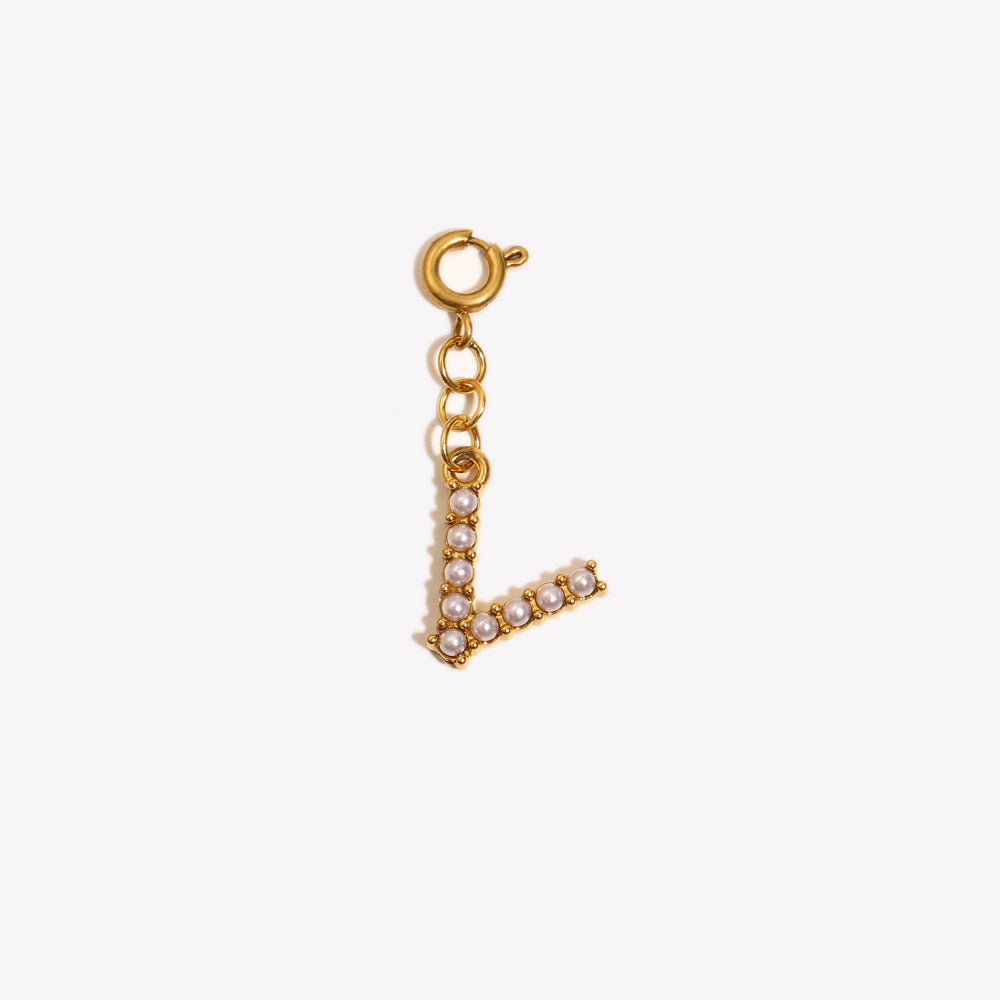 Versatile Spring Clasp Pendant English Letters Women JXC9510