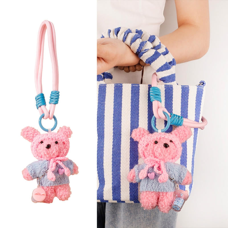 Adorable Puppy Keychain | Couple Bag & Car Charm Gift