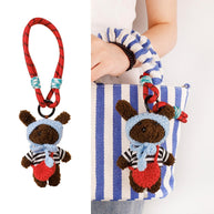 Sweater Puppy Keychain | Couple Bag & Car Charm Gift