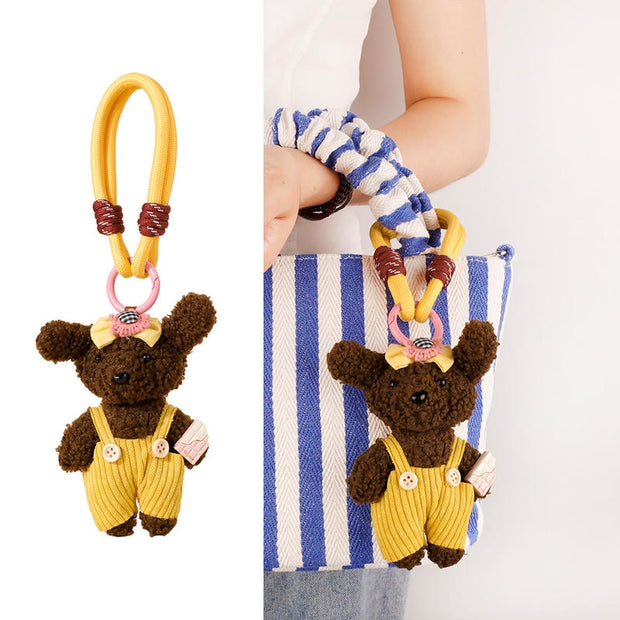 Sweater Puppy Keychain | Couple Bag & Car Charm Gift