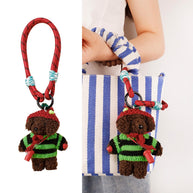Sweater Puppy Keychain | Couple Bag & Car Charm Gift