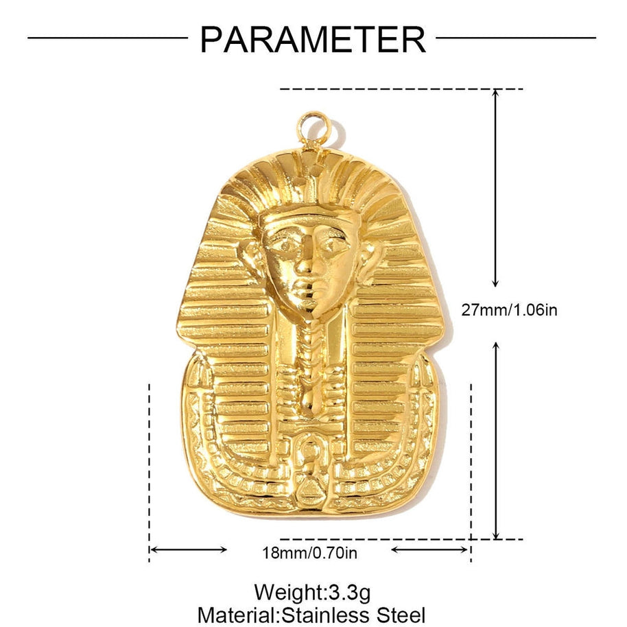 Fatima Hand Pendant | Ethnic Egyptian Pharaoh Steel Charm
