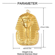 Fatima Hand Pendant | Ethnic Egyptian Pharaoh Steel Charm