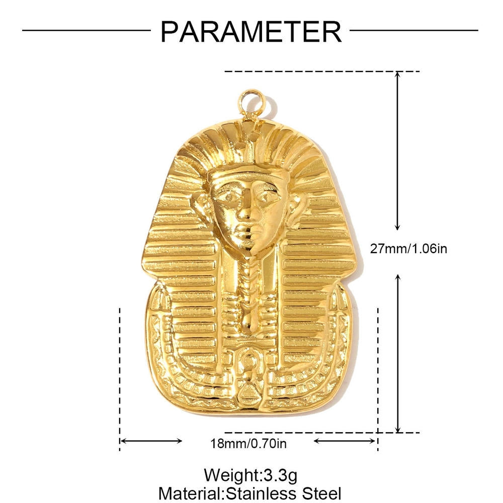 Fatima Hand Pendant | Ethnic Egyptian Pharaoh Steel Charm