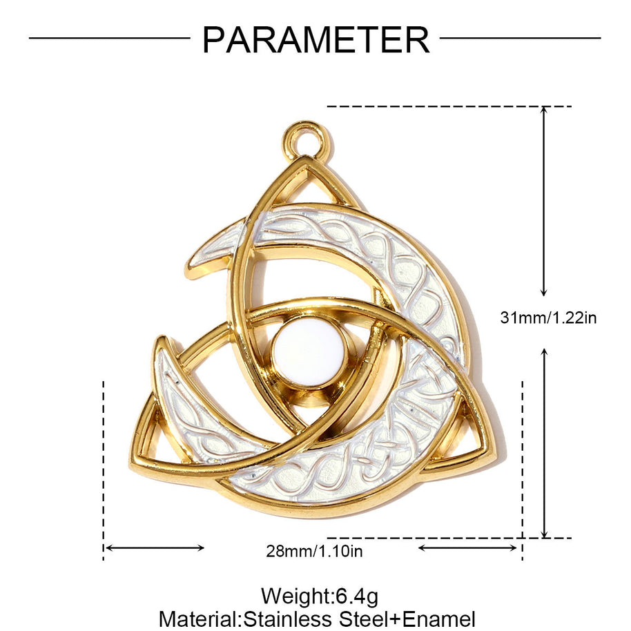 Fatima Hand Pendant | Ethnic Egyptian Pharaoh Steel Charm