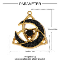 Fatima Hand Pendant | Ethnic Egyptian Pharaoh Steel Charm